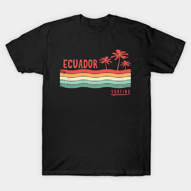 Ecuador surfing T-Shirt by SerenityByAlex